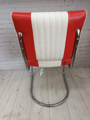 Vintage American Diner Set 4 x Chairs and Table 50's Style Breakfast Diner Retro 1980's