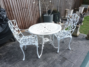 Timeless Elegance: Victorian Style Aluminium Garden Patio Sets with Floral Decorations