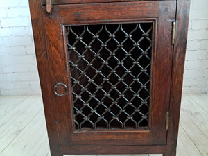 Vintage Pair Bedside Cabinets Indian Bedside Tables Bohemian 1980's