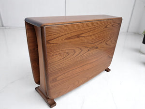 Mid Century Vintage Ercol Fold Up Coffee Table Drop Leaf Side Table 1970's