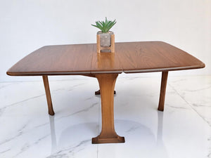 Mid Century Vintage Ercol Fold Up Coffee Table Drop Leaf Side Table 1970's