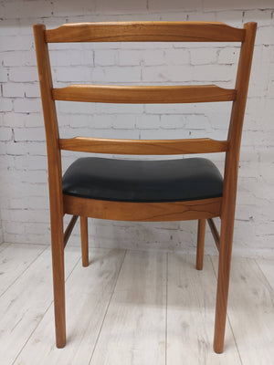 Mid Century Vintage McIntosh Dining Chairs Retro Teak Chairs x 4 VGC