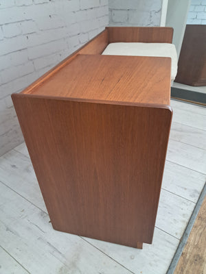 Mid Century Nathan Hall Bench | Hall Seat | Telephone Table Vintage 1970
