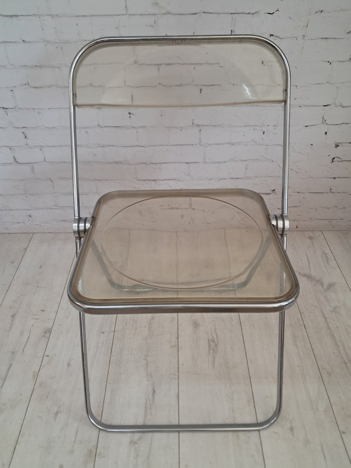 Mid Century Modern Vintage Plia Folding Chair – Italian Design by Giancarlo Piretti 1960's