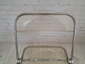 Mid Century Modern Vintage Plia Folding Chairs x 4 – Italian Design by Giancarlo Piretti 1960's