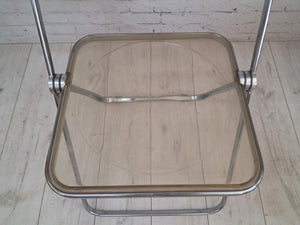 Mid Century Modern Vintage Plia Folding Chairs x 4 – Italian Design by Giancarlo Piretti 1960's