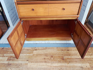 Mid Century Nathan Writing Bureau Desk Home Office Laptop Work Station 1980's