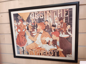 Vintage Advertising Poster Drinks Absinthe Berthelot Wall Art Nouveau Henri Thiriet