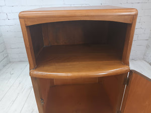 Art Deco Vintage Bedside Cabinets Bedside Tables Walnut Mid Century Utility Furniture 1930