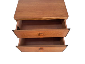 Mid Century Vintage Bedside Tables Stag Cantata Chest Drawers Retro Restored