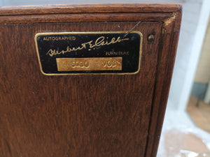 Mid Century Vintage Bookcase Dark Teak Display Drinks Cabinet Herbert E Gibbs 1960