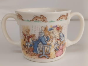 Vintage Bunnykins Christening Mug Royal Doulton 1994 Baby Christening Gift + Box