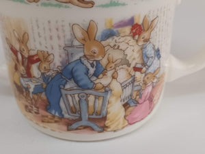 Vintage Bunnykins Christening Mug Royal Doulton 1994 Baby Christening Gift + Box