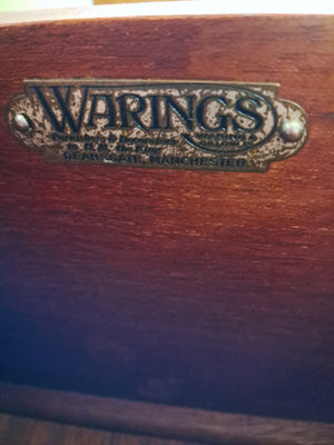 Antique Waring & Gillow Mahogany Chest of Drawers Restored 1910
