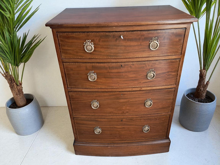 Antique Waring & Gillow Mahogany Chest of Drawers Restored 1910