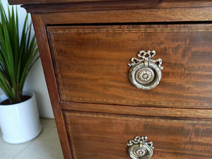 Antique Waring & Gillow Mahogany Chest of Drawers Restored 1910