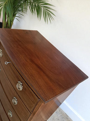 Antique Waring & Gillow Mahogany Chest of Drawers Restored 1910
