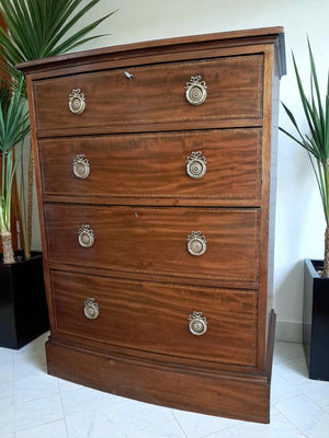 Antique Waring & Gillow Mahogany Chest of Drawers Restored 1910