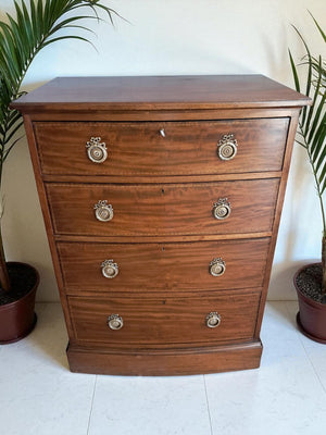 Antique Waring & Gillow Mahogany Chest of Drawers Restored 1910