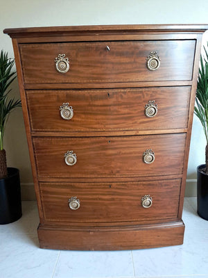 Antique Waring & Gillow Mahogany Chest of Drawers Restored 1910