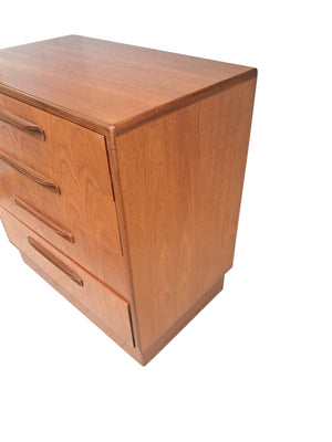 Mid Century G Plan Fresco Chest of Drawers Vintage Teak Danish Design Restored 1960