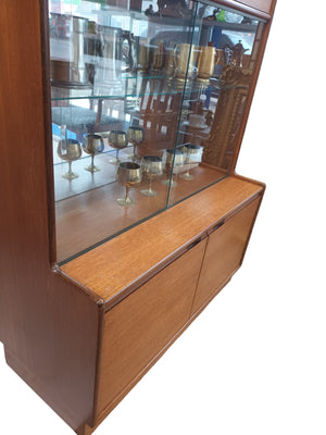 Mid Century Vintage Cocktail Drinks Cabinet Display Unit Teak Retro 1960 Tunridge Of London