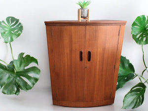 Mid Century Cocktail Cabinet  Drinks Bar Cabinet Metamorphic Tunridge Vintage 1960 Restored