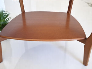 Mid Century Teak Danish G Plan Style Coffee Table Smoke Glass Retro Vintage 1970