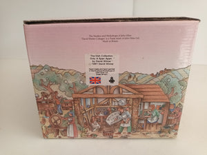 David Winter Cottage Only A Span Apart 1991 + Box + COA Vintage The Irish Collection