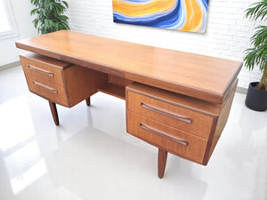 Mid Century G Plan Fresco Dressing Table +  Mirror / Desk Vintage Teak 1960 Refinished