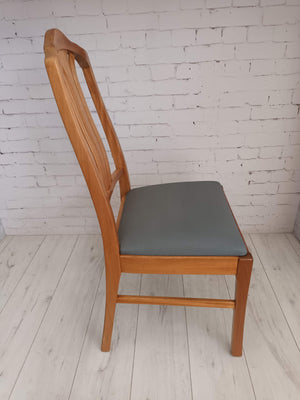 Mid Century Vintage Parker Knoll Nathan Dining Chairs x 6 Teak