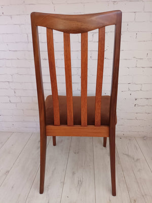 Mid Century Vintage G Plan Fresco Dining Chairs & Carvers  x 6 Retro Teak E Gomme