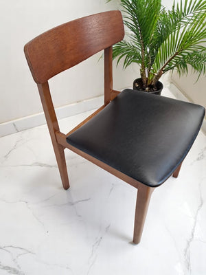 Vintage Mid Century G Plan Style Dining Chairs x 4 Retro Danish Chairs 1960