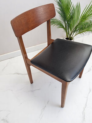 Vintage Mid Century G Plan Style Dining Chairs x 4 Retro Danish Chairs 1960