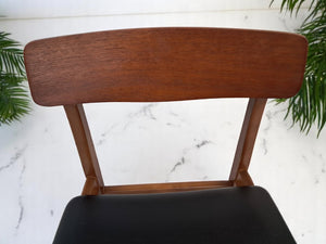 Vintage Mid Century G Plan Style Dining Chairs x 4 Retro Danish Chairs 1960