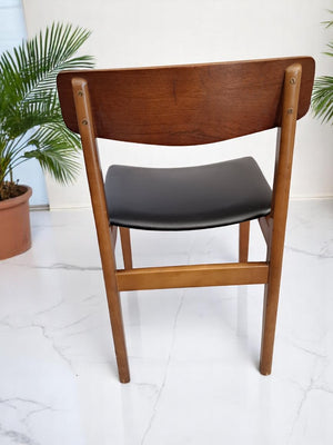 Vintage Mid Century G Plan Style Dining Chairs x 4 Retro Danish Chairs 1960
