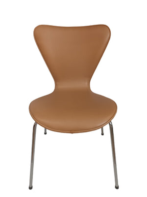Mid Century Vintage Dining Chairs Reception Chairs Stackable Style of Fritz Hansen "Series 7" x 4 Chairs