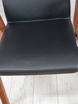 Vintage Sven Christiansen Desk Chairs Office Reception Leather Dining Chairs Stackable Fulcrum