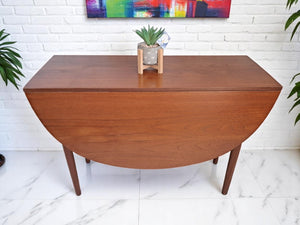 Vintage Mid Century G Plan Dining Table Drop Leaf Gate Leg Drop Flap Retro Teak 1970