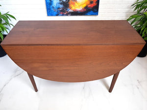 Vintage Mid Century G Plan Dining Table Drop Leaf Gate Leg Drop Flap Retro Teak 1970