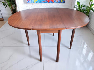 Vintage Mid Century G Plan Dining Table Drop Leaf Gate Leg Drop Flap Retro Teak 1970