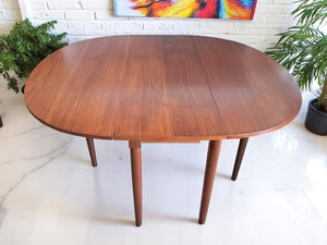 Vintage Mid Century G Plan Dining Table Drop Leaf Gate Leg Drop Flap Retro Teak 1970