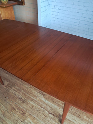 Mid Century McIntosh Teak Dining Table Vintage Extending Table Seats 8 Restored