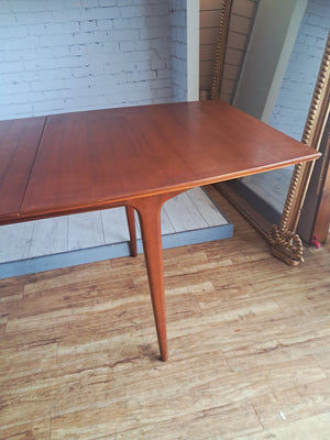 Mid Century McIntosh Teak Dining Table Vintage Extending Table Seats 8 Restored