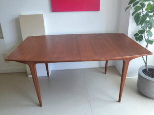 Mid Century McIntosh Teak Dining Table Vintage Extending Table Seats 8 Restored