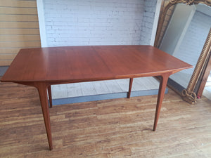 Mid Century McIntosh Teak Dining Table Vintage Extending Table Seats 8 Restored