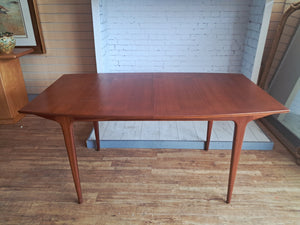Mid Century McIntosh Teak Dining Table Vintage Extending Table Seats 8 Restored