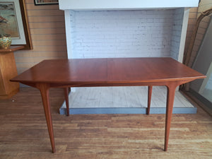 Mid Century McIntosh Teak Dining Table Vintage Extending Table Seats 8 Restored