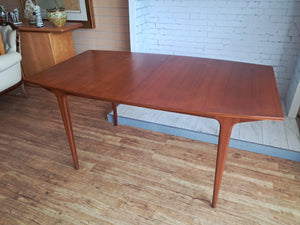Mid Century McIntosh Teak Dining Table Vintage Extending Table Seats 8 Restored
