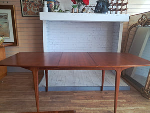 Mid Century McIntosh Teak Dining Table Vintage Extending Table Seats 8 Restored
